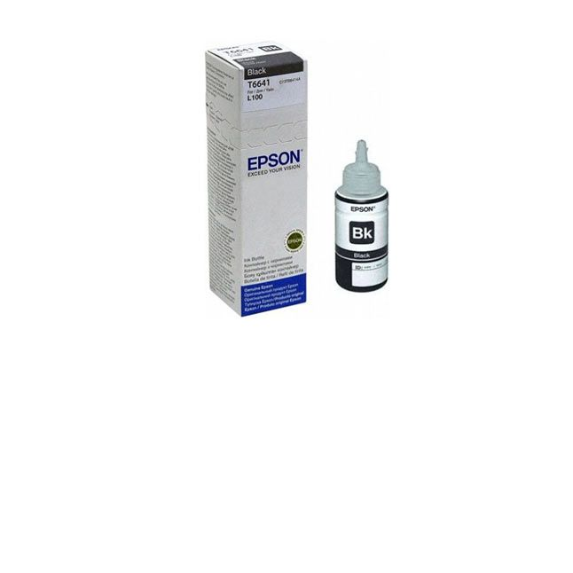 Чернила Epson L100/110/200/210/300/355/550/555  C13T66414A/C13T664198, black, 70ml