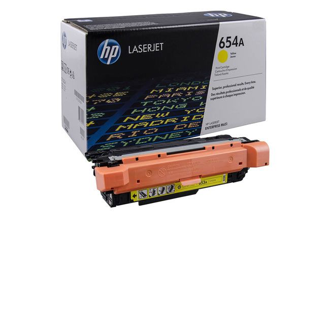 Картридж HP CLJ M651n/651dn/651xh  №654A, CF332A, Y, 15K