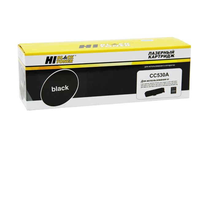 Картридж Hi-Black (HB-CC530A/CE410/CF380/718) для HP CLJ CP2025/CM2320/Canon LBP7200, Bk, 4K