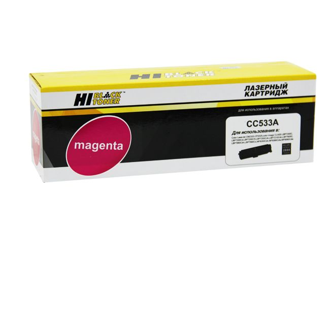 Картридж Hi-Black (HB-CC533A/CE413/CF383/718) для HP CLJ CP2025/CM2320/Canon LBP7200, M, 2,8K