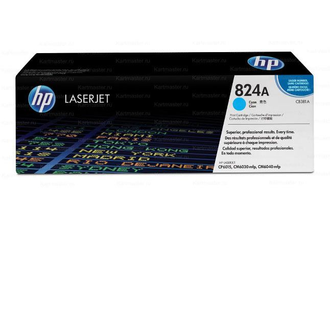 Картридж HP CLJ CP6015/CM6030/CM6040  CB381A Cyan