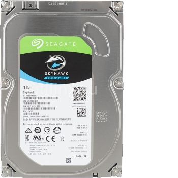 Жесткий диск SEAGATE Skyhawk ST1000VX005, 1Тб, HDD, SATA III, 3.5 