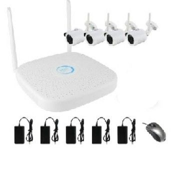 PX-KIT-PG420-10W комплект 4 Wi-Fi IP камеры 1.0Mp + Wi-Fi NVR