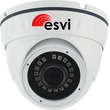 EVC-DN-S20-P/A/С купольная уличная IP видеокамера, 2.0Мп, f=3.6 мм, POE, аудио вх., SD