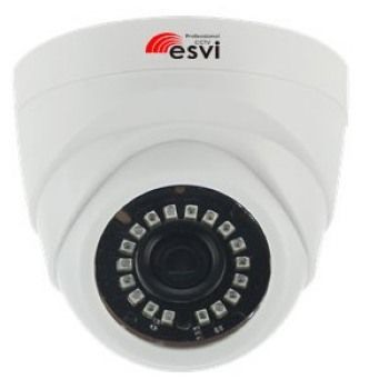 EVC-DL-S20-P/A/C купольная IP видеокамера, 2.0Мп, f=3.6мм, POE, аудио вх., SD