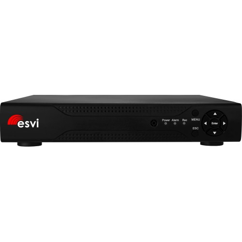 EVD-6104NX-2 гибридный AHD видеорегистратор, 4 канала 5M-N*12к/с, 1HDD