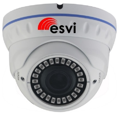 EVC-IP-DNT2.0-SG-P (XM) купольная уличная IP видеокамера, 2.0Мп, f=2.8-12мм, POE