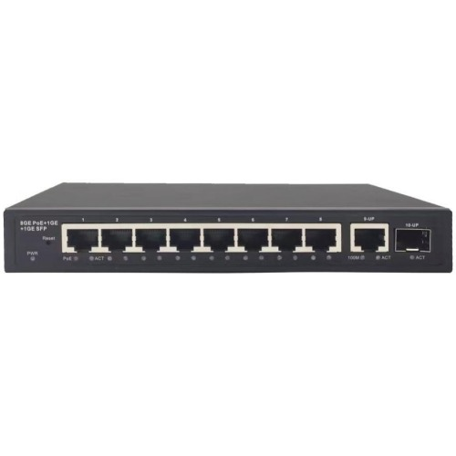 PX-POE1622GS управляемый коммутатор PoE 16*1000M+2*1000M +2*1000M SFP, металл
