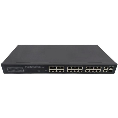 PX-POE2422GS управляемый коммутатор PoE 24*1000M+2*1000M +2*1000M SFP, металл