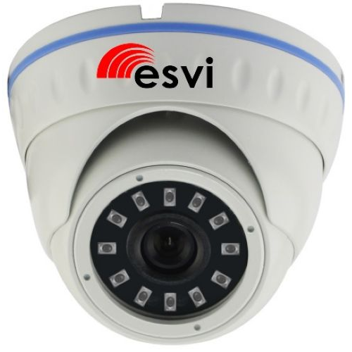 EVC-IP-DN5.0-SG-P/M XM купольная уличная IP видеокамера, 5.0Мп, f=2.8мм, POE, микрофон