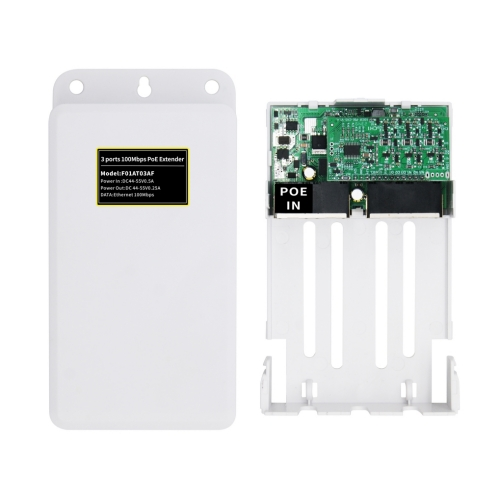 EN-S13W активный удлинитель PoE к 3 конечным устройствам, водонепроницаемый