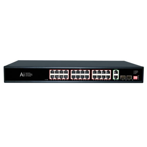 POE-2404-1 new коммутатор PoE 24+2+2 SFP порта, металлический корпус