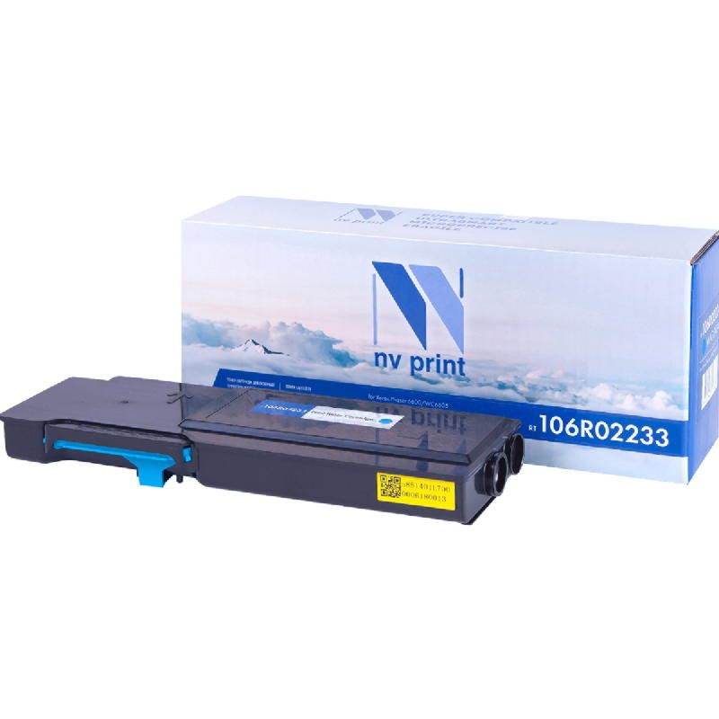 Картридж NVP для NV-106R02233 Cyan для Xerox Phaser 6600/WorkCentre 6605 (6000k)