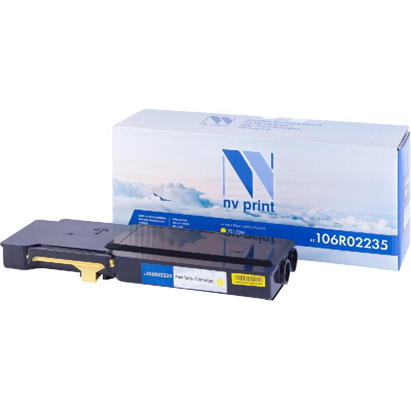 Картридж NVP для NV-106R02235 Yellow для Xerox Phaser 6600/WorkCentre 6605 (6000k)