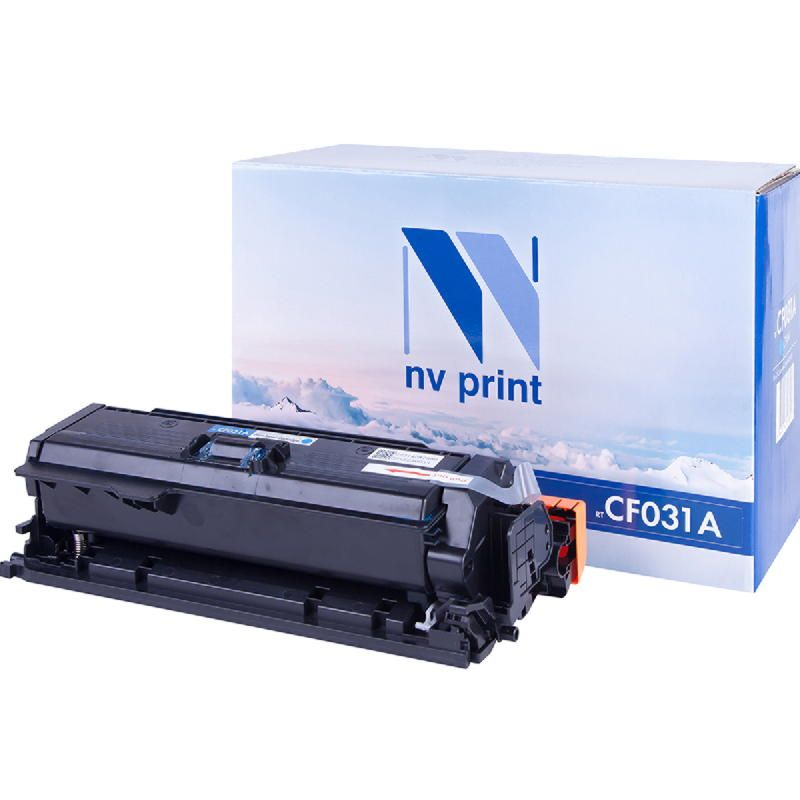 Картридж NVP для NV-CF031A Cyan для HP Color LaserJet CM4540/ CM4540f/ CM4540fskm (12500k)