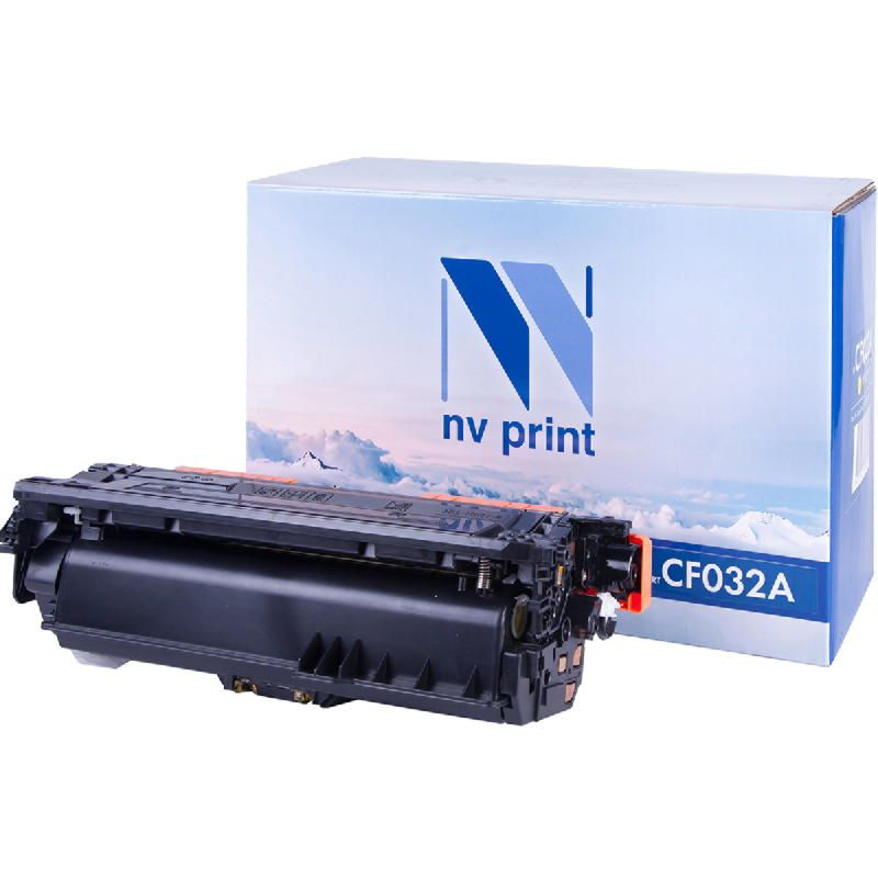 Картридж NVP для NV-CF032A Yellow для HP Color LaserJet CM4540/ CM4540f/ CM4540fskm (12500k)