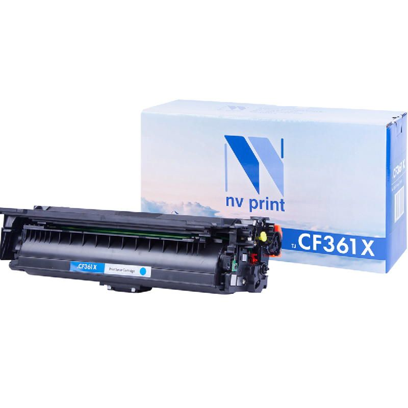 Картридж NVP для NV-CF361X Cyan для HP Color LaserJet M552dn/ M553dn/ M553n/ M553x/ M577dn/ M577f/ M577c (9500k)