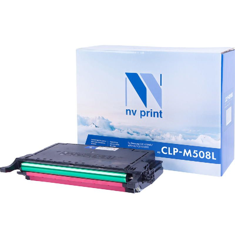 Картридж NVP для Samsung CLT-M508L Magenta для CLP-620ND/670ND/CLX-6220FX (4000k)