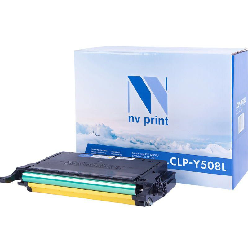 Картридж NVP для NV-CLT-Y508L Yellow для Samsung CLP-620ND/670ND/CLX-6220FX (4000k)