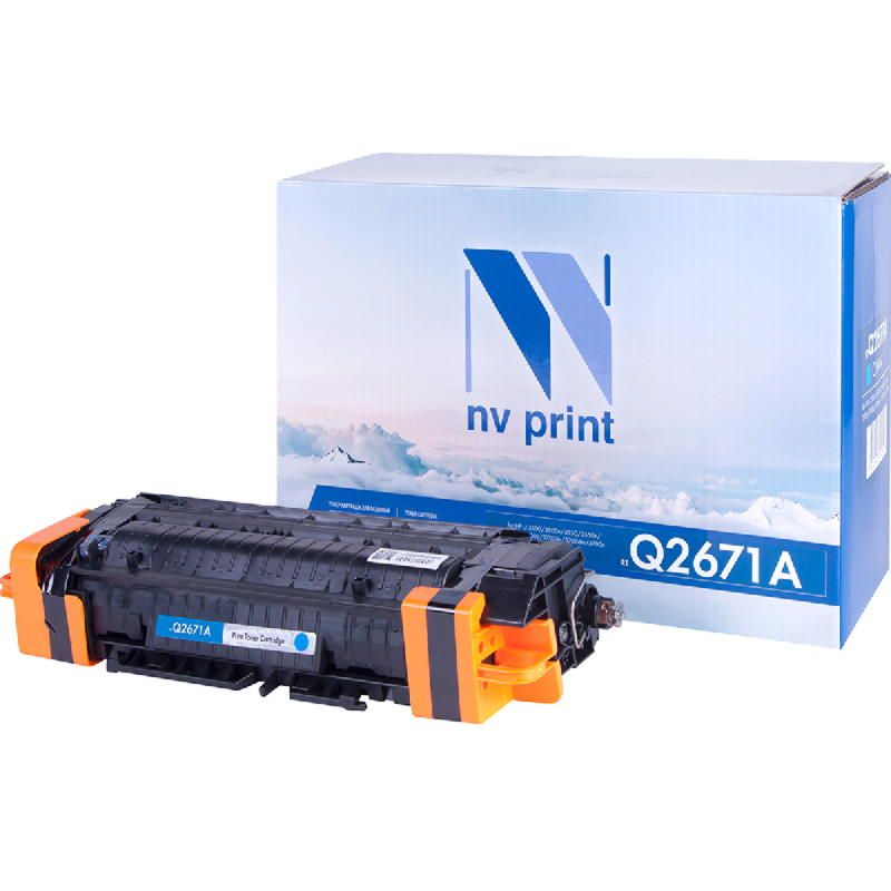 Картридж NVP для NV-Q2671A Cyan для HP Color LaserJet 3550/ 3550N/ 3700DN/ 3700DTN/ 3500/ 3500N/ 3700/ 3700N (4000k)