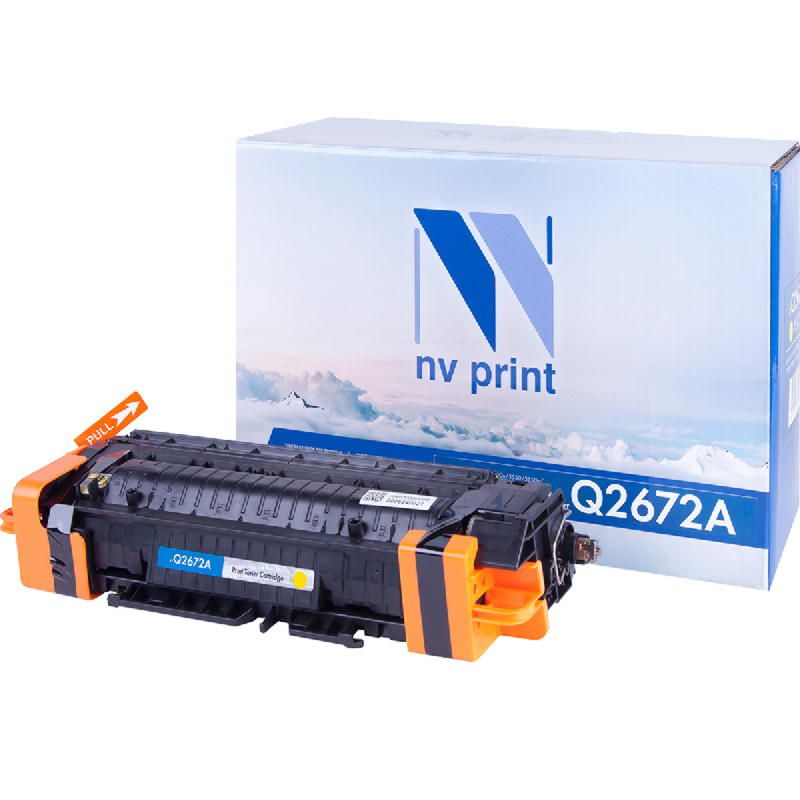 Картридж NVP для NV-Q2672A Yellow для HP Color LaserJet 3550/ 3550N/ 3700DN/ 3700DTN/ 3500/ 3500N/ 3700/ 3700N (4000k)