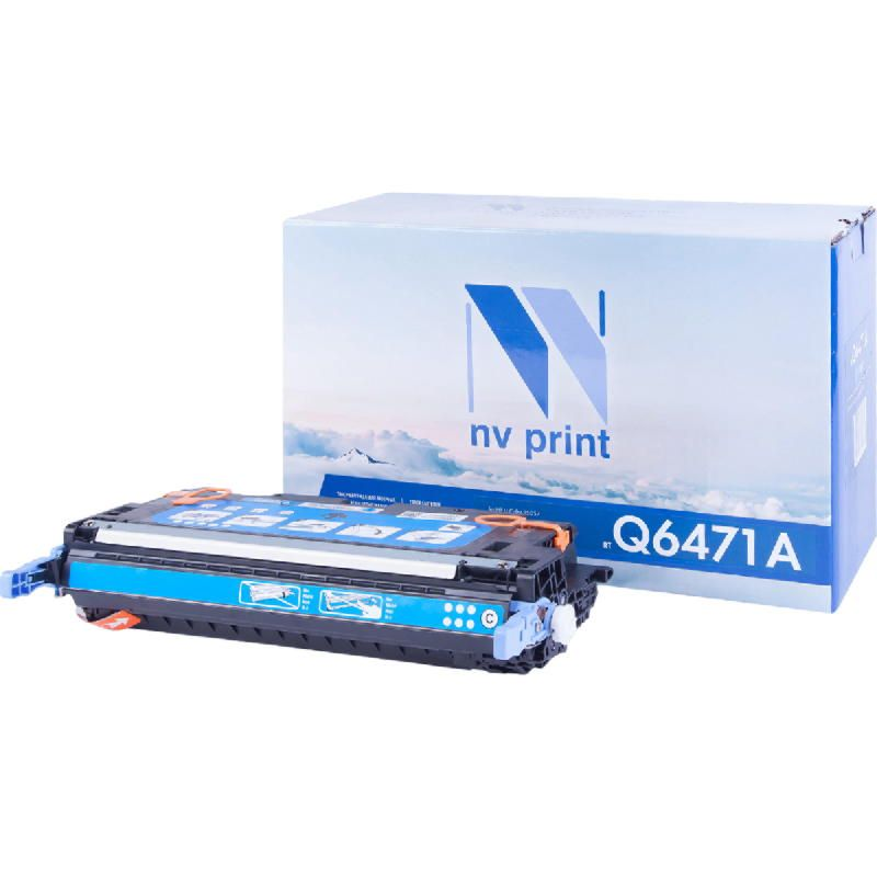 Картридж NVP для NV-Q6471A Cyan для HP LaserJet Color 3505/3505x/3505n/3505dn/3600/3600n/3600dn/3800/3800n/3800dn/3800dnt (4000k)