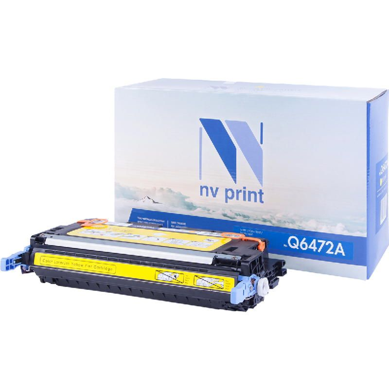 Картридж NVP для NV-Q6472A Yellow для HP LaserJet Color 3505/3505x/3505n/3505dn/3600/3600n/3600dn/3800/3800n/3800dn/3800dnt (4000k)