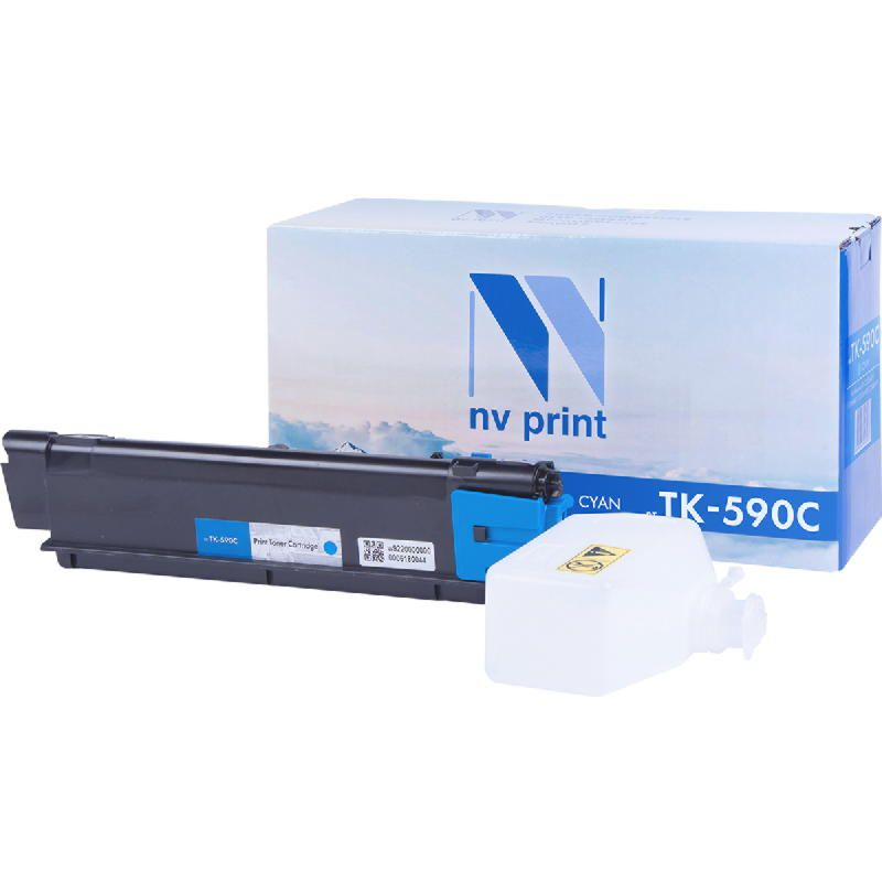 Картридж NVP для NV-TK-590 Cyan для Kyocera FS-C5250DN/ C2026MFP/ C2026MFP+/ C2126MFP/ C2126MFP+/ C2526MFP/ C2626MFP/ Ecosys P6026cdn (5000k)