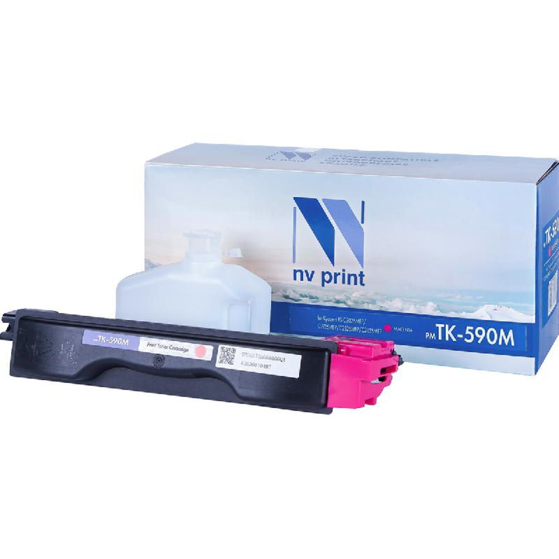 Картридж NVP для NV-TK-590 Magenta для Kyocera FS-C5250DN/ C2026MFP/ C2026MFP+/ C2126MFP/ C2126MFP+/ C2526MFP/ C2626MFP/ Ecosys P6026cdn (5000k)