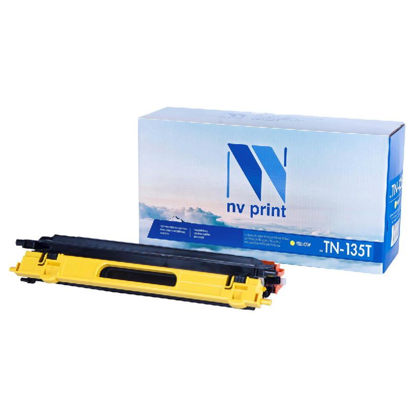 Картридж NVP для NV-TN-135T Yellow для Brother DCP-9040CN/ HL-4040CN/ HL-4050CDN/ MFC-9440CN/ MFC-9450CDN (4000k)