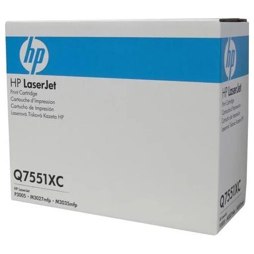 Картридж 51X для HP LJ P3005/M3027MFP/M3035MFP, 13K Q7551XC (белая коробка) Картридж 51X для HP LJ P3005/M3027MFP/M3035MFP, 13K Q7551XC (белая коробка)