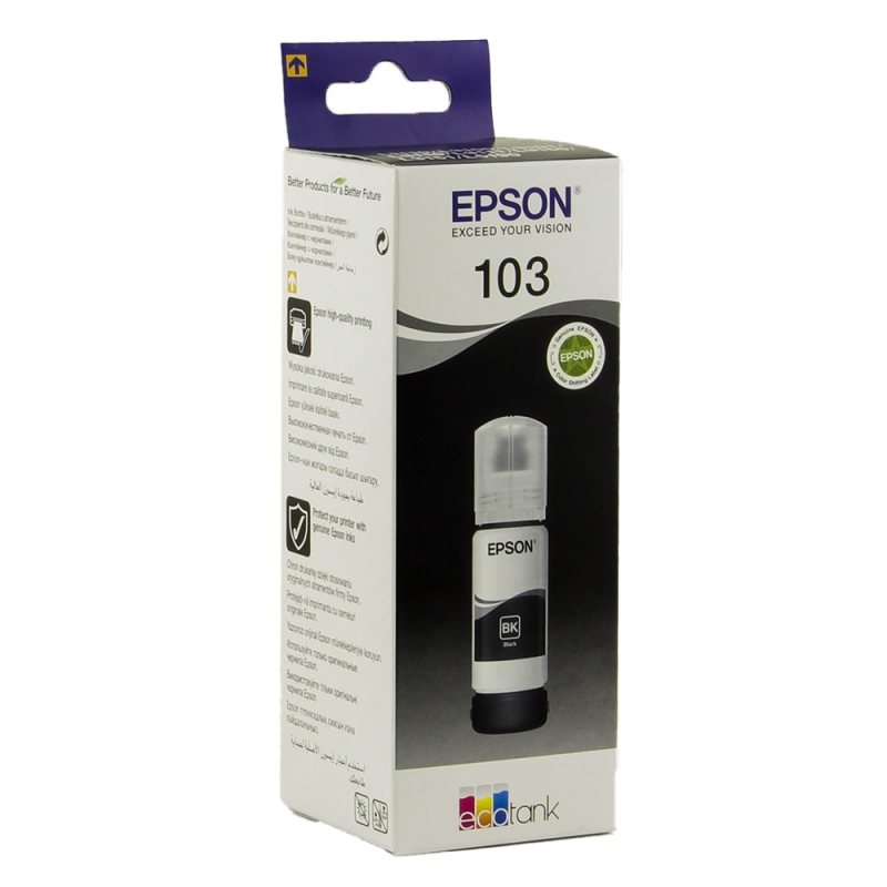 Контейнер с чернилами для Epson L3100/3101/3110/3150, черный, , C13T00S14A