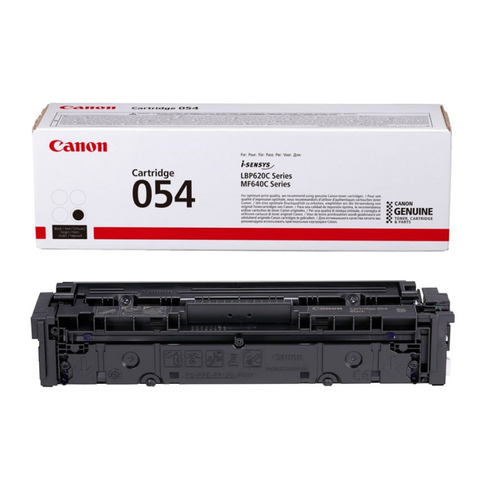 Тонер-картридж 054 BK для Canon LBP62x/MF64x, 1,5К, черный, , 3024C002