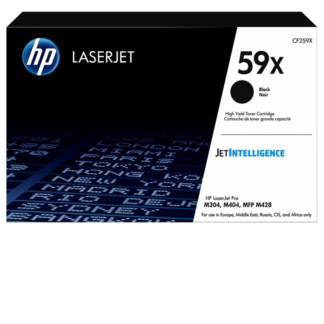 Тонер-картридж 59X для HP LJ M304/M404/MFP M428, 10К чёрный  CF259X