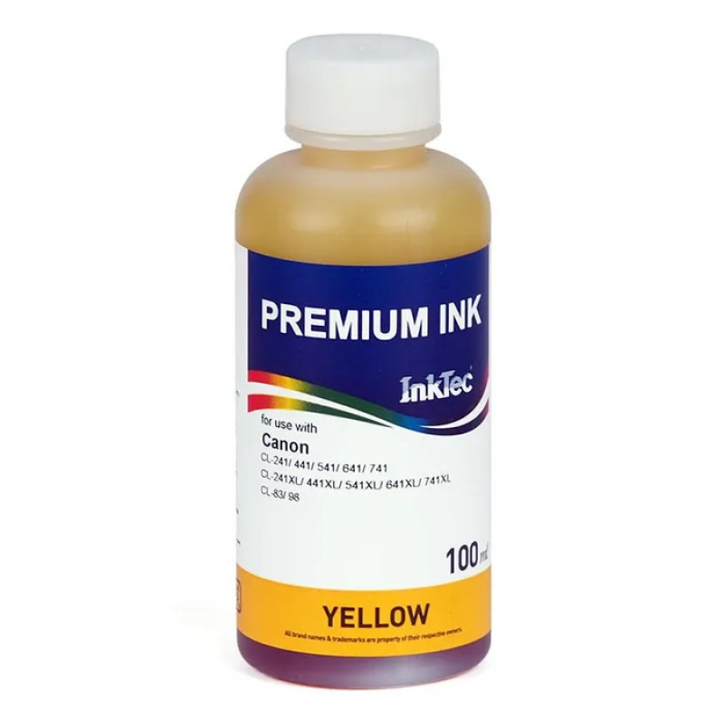Чернила InkTec C5041 для Canon CL-441/441CXL, Y, 0,1 л. ориг.фасовка