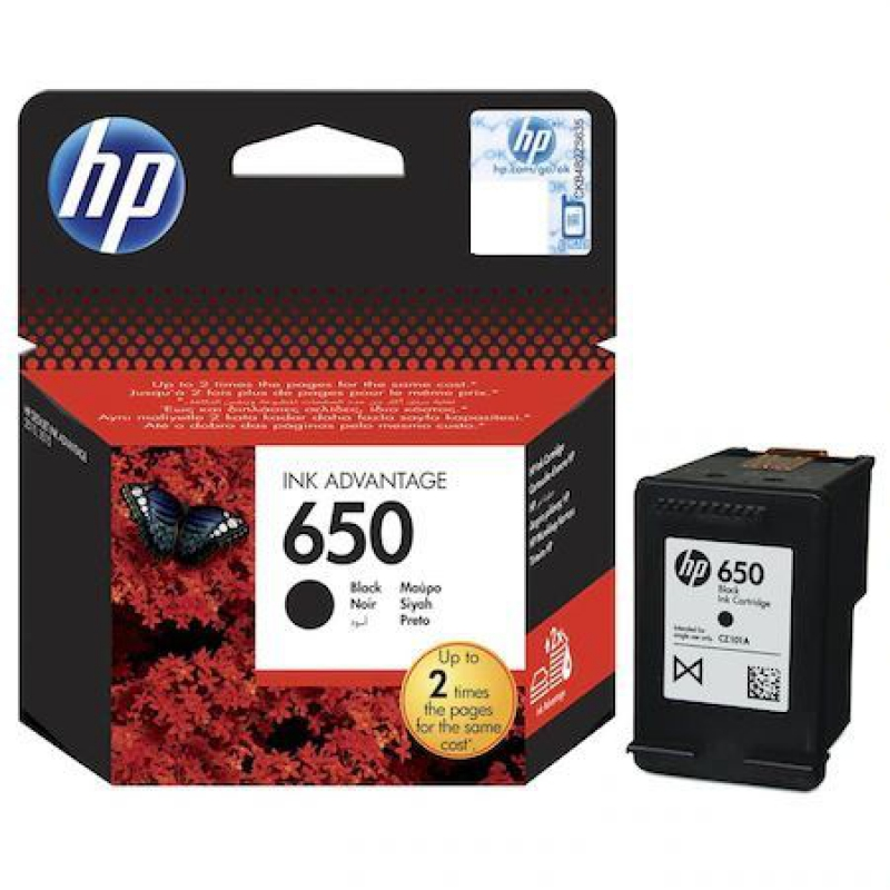 Картридж 650 для HP DJ IA 2515/2516, 360стр  CZ101AE/CZ101AK, BK