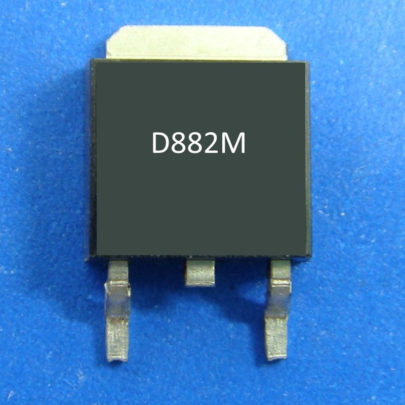 d882m, Транзистор Биполярный NPN, 3A  40V [TO-252]