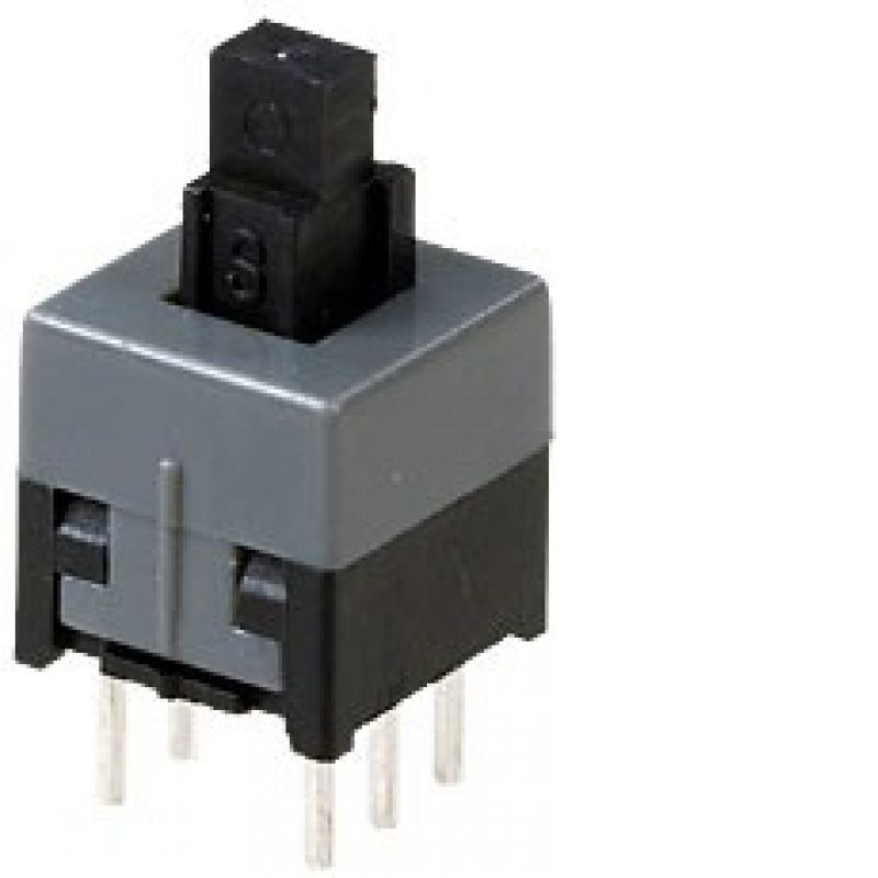 MPS-850-G, Кнопка c фикс. 8.5мм 30В 0.3А, 3pin