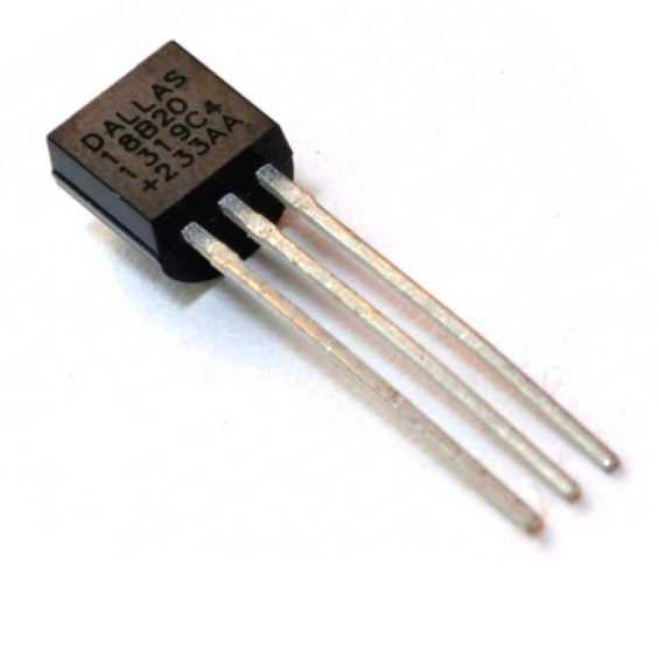 DS18B20, Цифровой термометр, 1-Wire, -55...125°C [TO-92]