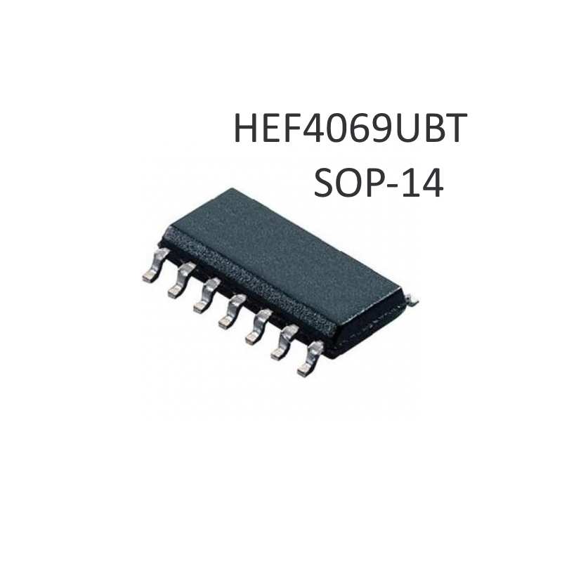 HEF4069UBT, Шесть инвертеров [SO-14]