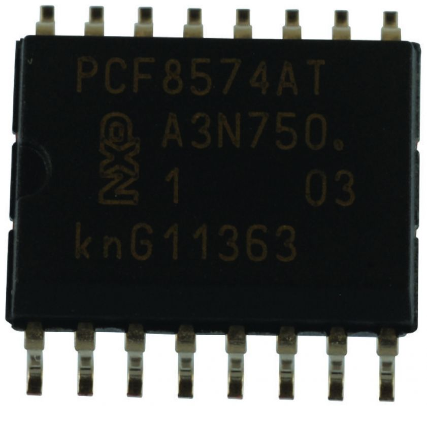 PCF8574AT, Расширитель цифровых входов/выходов для шины I2C [SO-16 / SOT162-1]