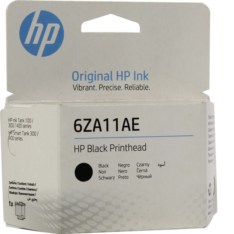 Печатающая головка для HP InkTank 100/300/400 SmartTank 300/400  6ZA11AE чёрная