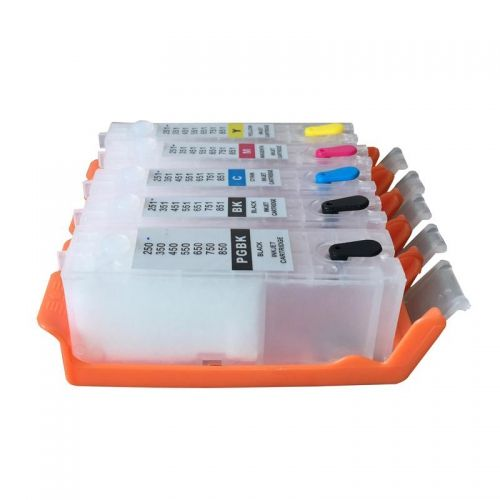 Перезаправляемый картридж (ПЗК) PGI550 / CLI551 для Canon Pixma ip7250 / MG5550/ MG5650 с чипом Перезаправляемый картридж (ПЗК) PGI550 / CLI551 для Canon Pixma ip7250 / MG5550/ MG5650 с чипом