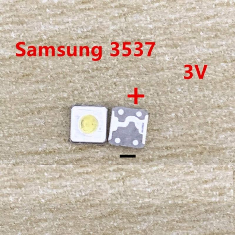 Светодиод 3537, холодный белый свет, 3V, подсветка для телевизора Samsung [3537]