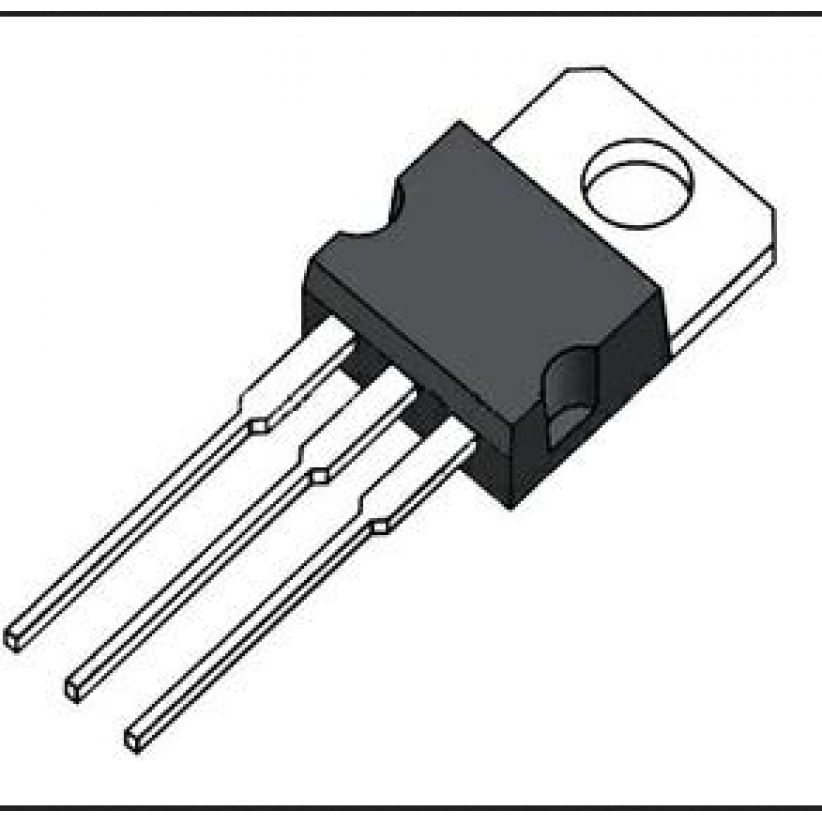 TYN812, Тиристор  800В 8А 12А 15мА, [TO-220AB]