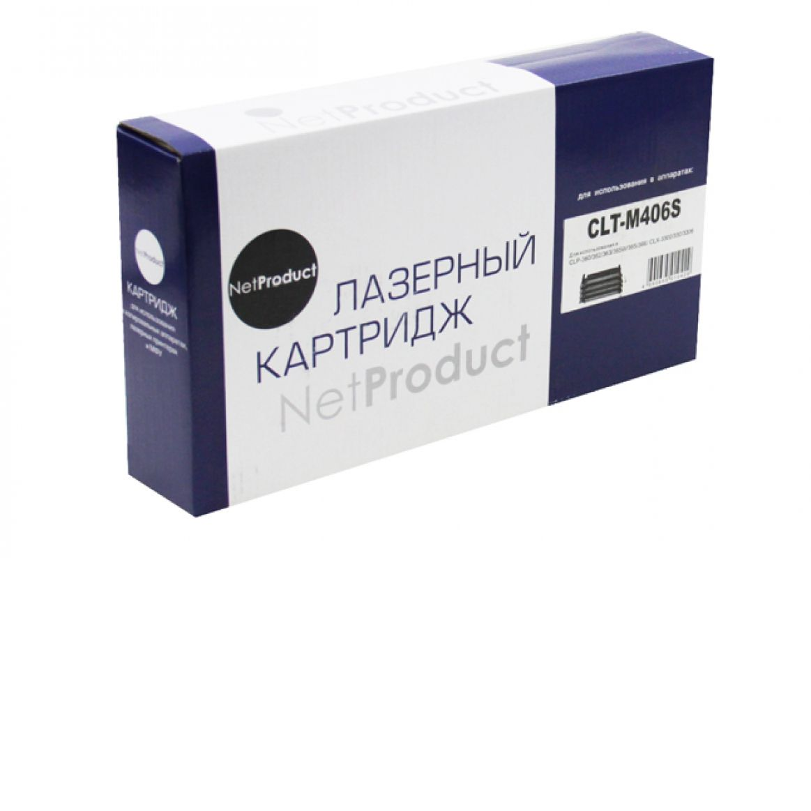 Тонер-картридж NetProduct (N-CLT-K406S) для Samsung CLP-360/365/368/CLX-3300/3305, Bk,1,5K П/У