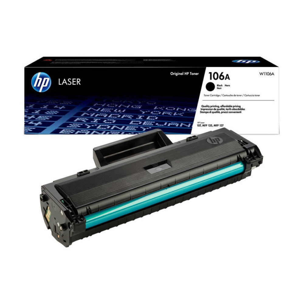 Картридж 106А для HP Laser 107a/r/135a/HP Laser 107a/137fnw, 1К   W1106A